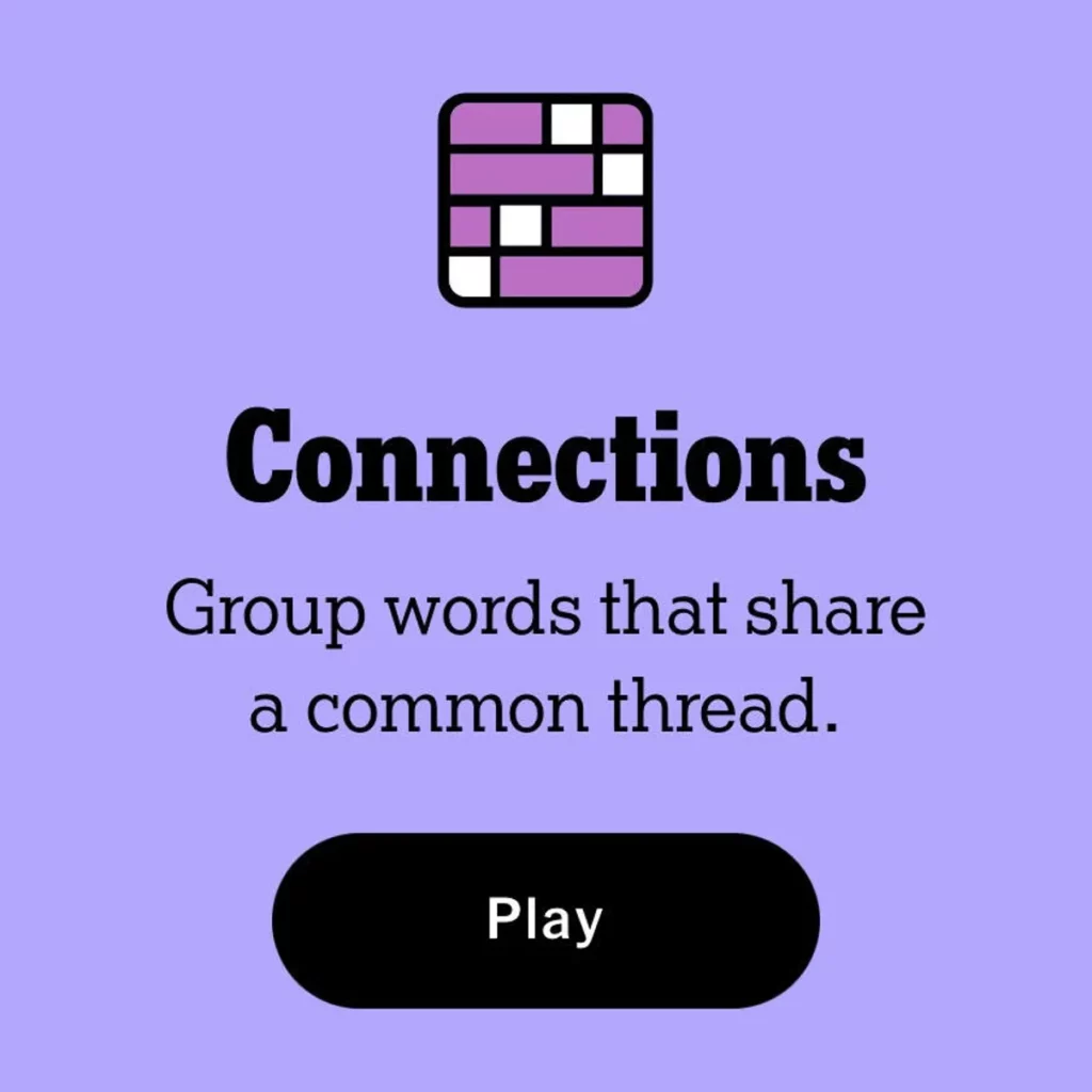 NYT Connections Today