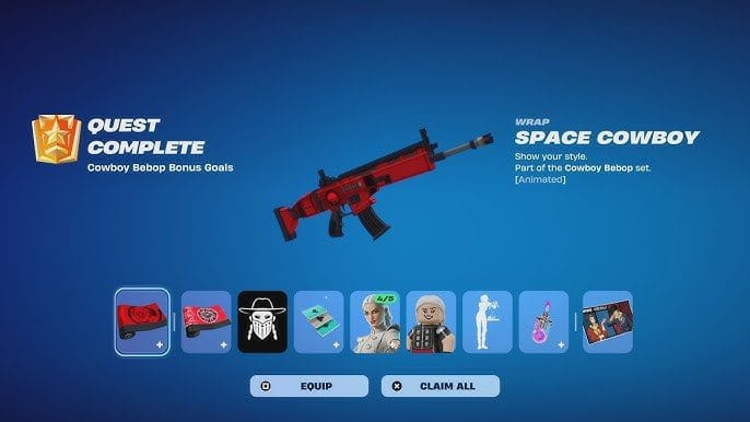 🎁 How to Unlock Free Cowboy Bebop Rewards in Fortnite