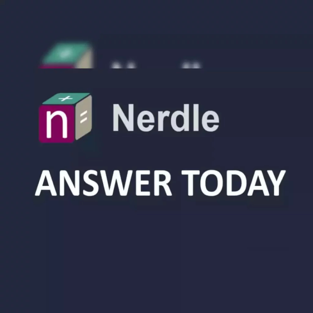 Nerdle Hints & Answer for Today