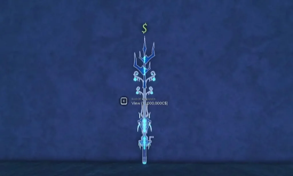 All Brand New Rods in Fisch’s Mariana’s Veil Update! Rod of the Zenith