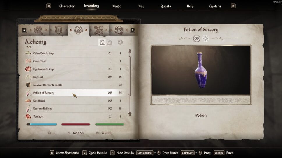 Oblivion Remastered Craft Potions and Poison