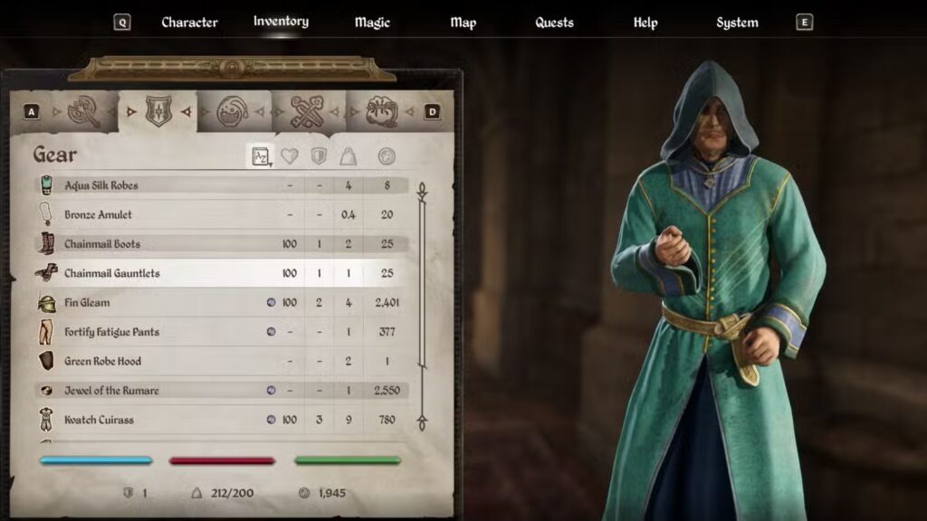 Aqua Mages Robes Oblivion Remastered