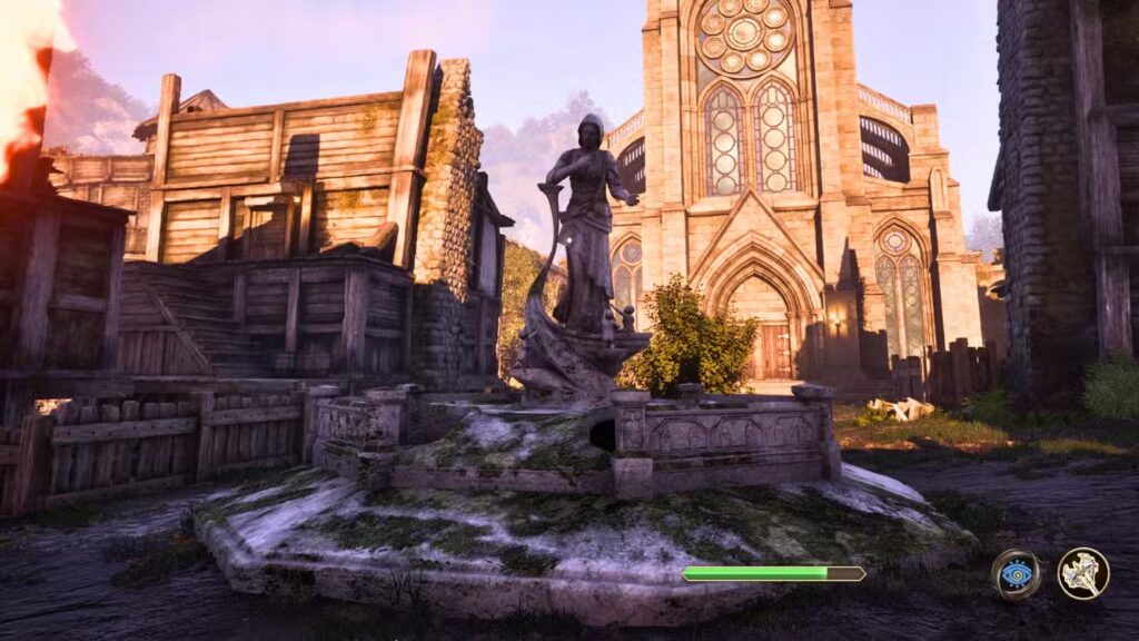 Bravil's Lucky Old Lady Statue