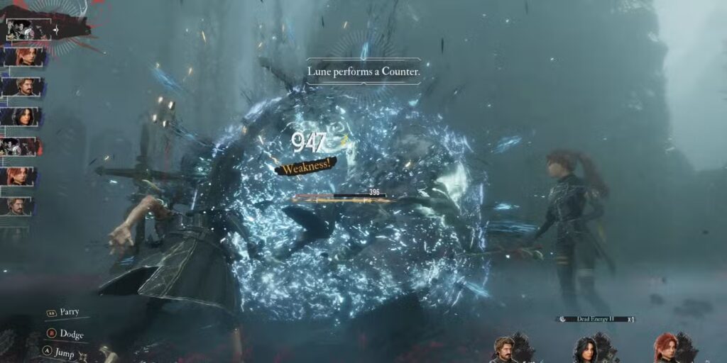 Parry Counter Attack in Clair Obscure
