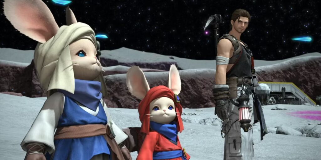 Final Fantasy 14 Dawntrail Cosmic Exploration Warrior of Light Namingway Loporrit