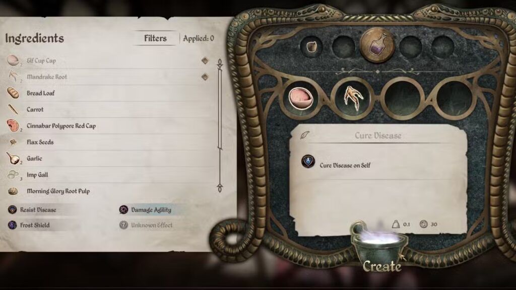 How to Craft Cure Disease Potions