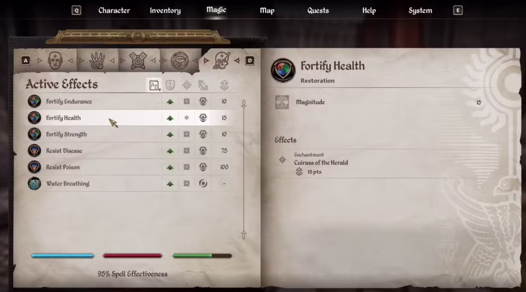 Fortify Health in Oblivion Remastered