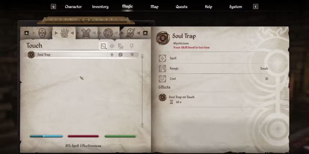 Soul Trap Spell Details