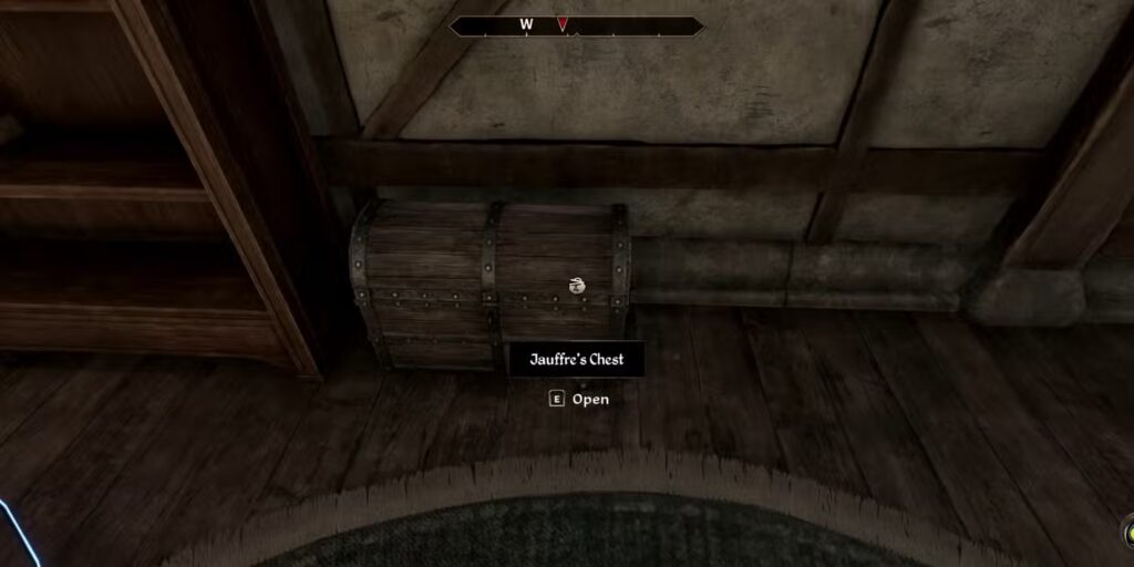 Jauffre’s Chest at Weynon Priory (Early Game Storage)