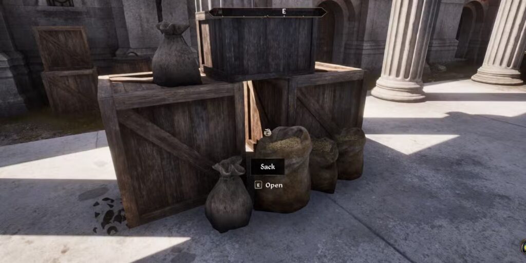 Any Container Named Exactly “Sack”