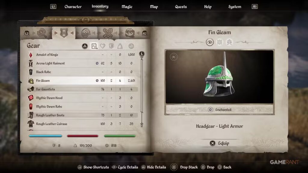 How to Get the Fin Gleam Helm Early in Oblivion Remastered