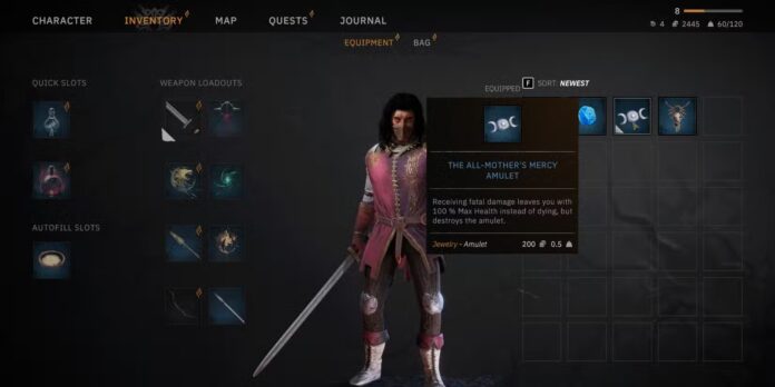 How to Score the All-Mother’s Mercy Amulet in Tainted Grail
