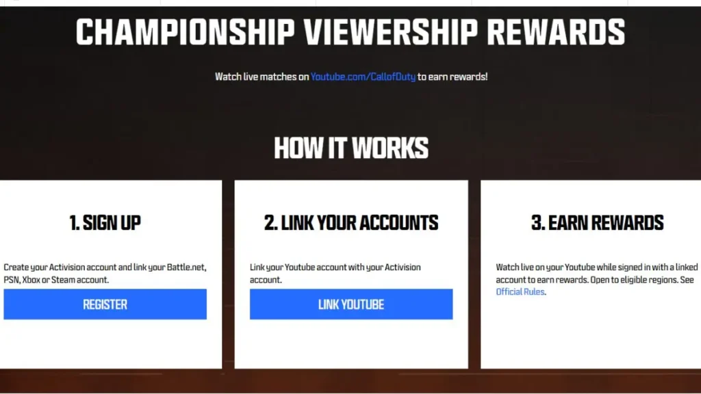 How to Claim CDL 2025 Viewership Rewards
