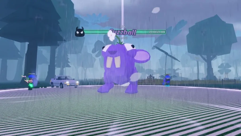 Fuzzball Boss in Roblox Dig
