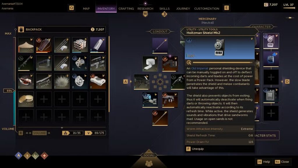 How Shields Work in Dune: Awakening