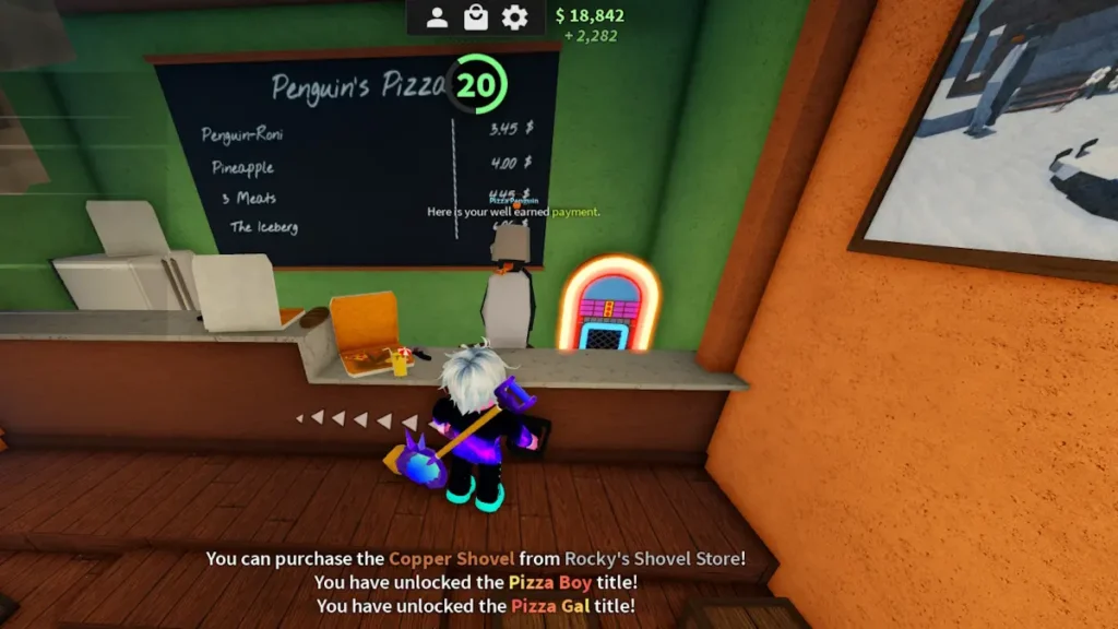 Pizza Penguinn Quest in Roblox Dig