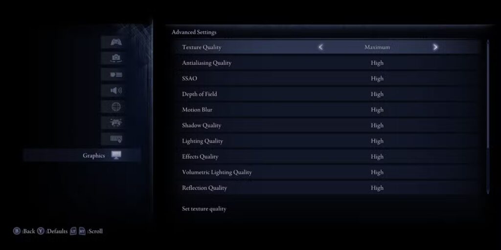 Display & Graphics Settings Overview Elden Ring Nightreign