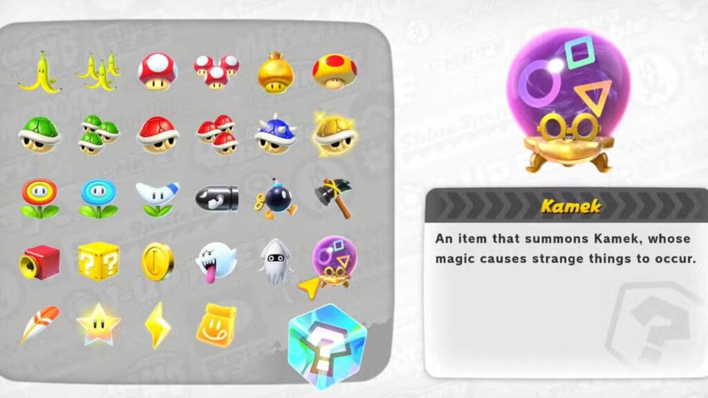 What Does the Kamek Item Do?
