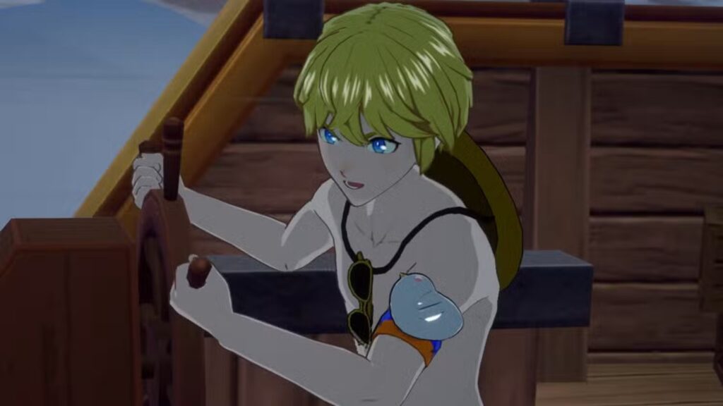 Rune Factory Guardians of Azuma Love Mauro in Swimsuit Outfit
