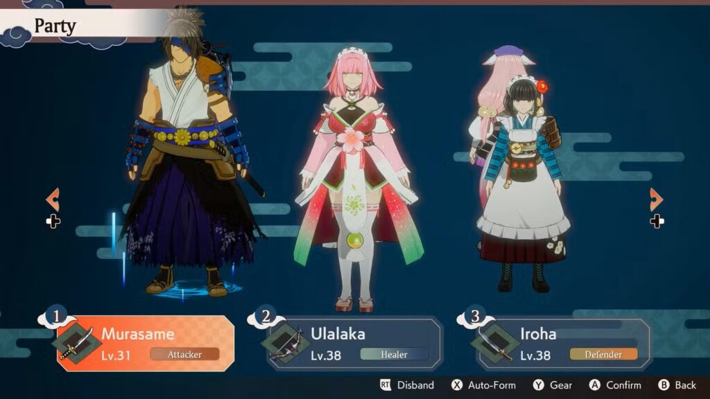 Ulaka Party Rune Factory Guardians of Azuma